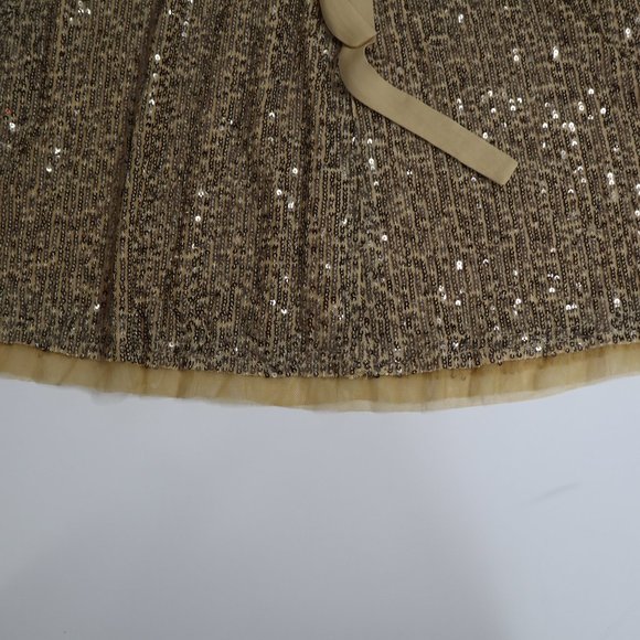 Free People Gold Rush Sequin Mini Dress Gold - Picture 11 of 13